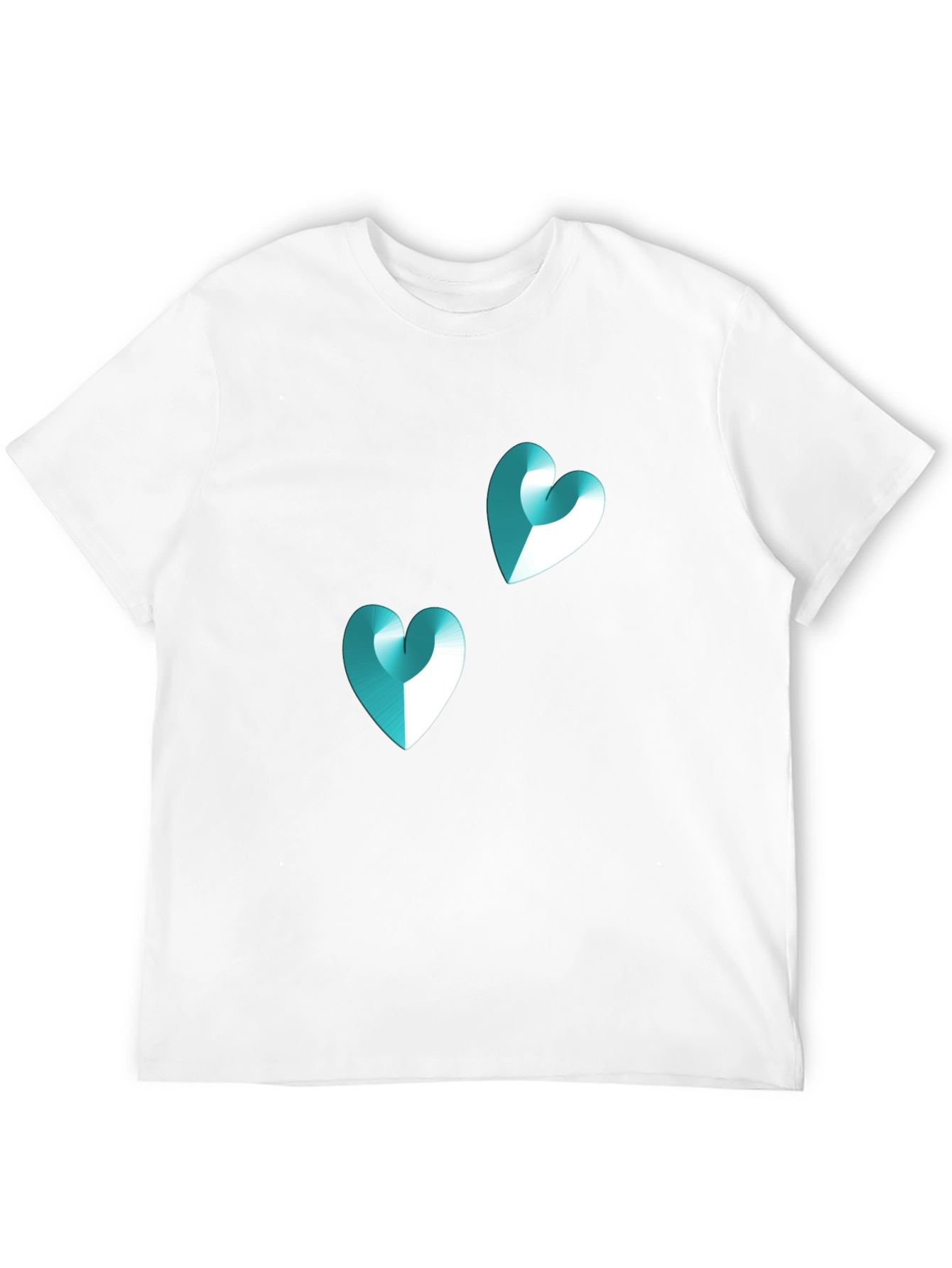 Heart Graphic Tee - Modern Black T-Shirt