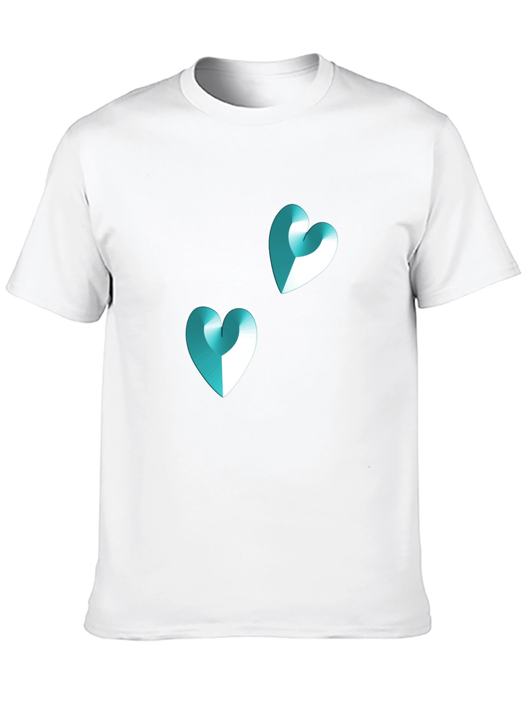 Heart Graphic Tee - Modern Black T-Shirt