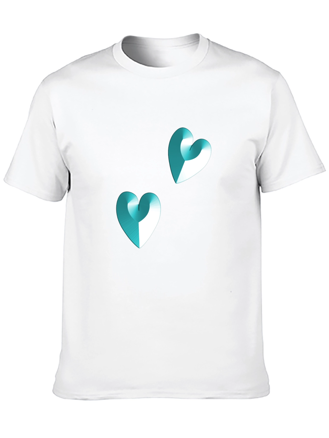 Heart Graphic Tee - Modern Black T-Shirt
