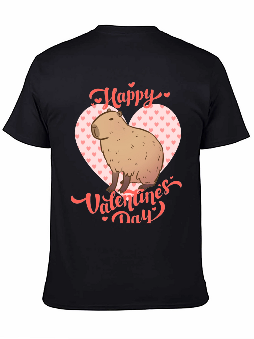 Happy Valentines Day Capybara T-Shirt