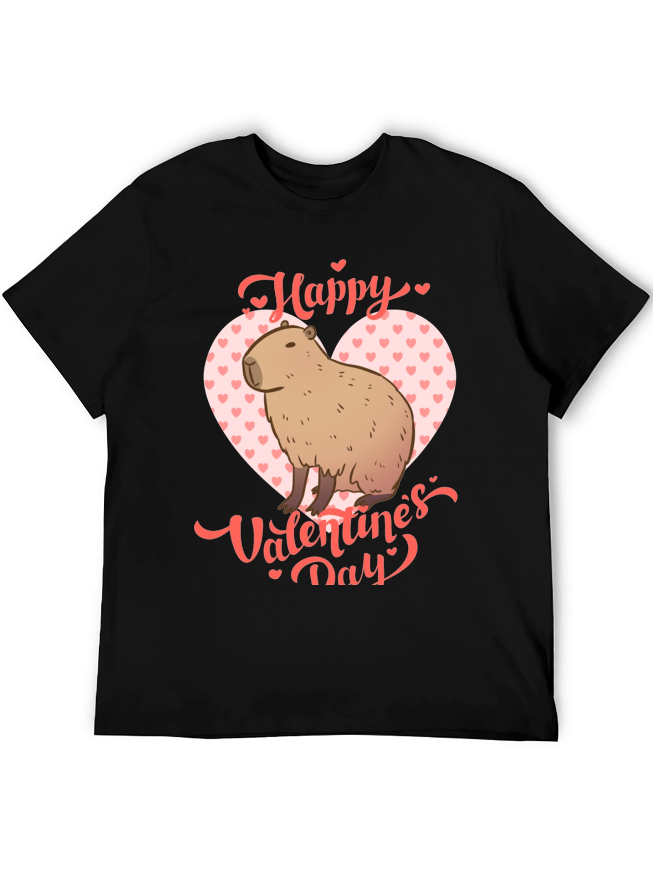 Happy Valentines Day Capybara T-Shirt