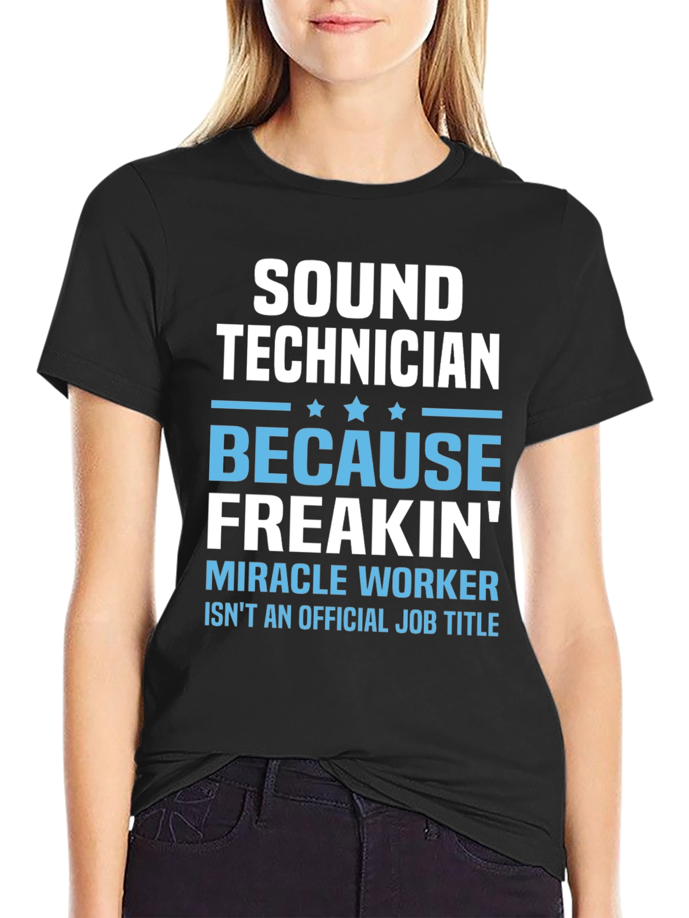 Sound Technician Funny Job Title T-Shirt