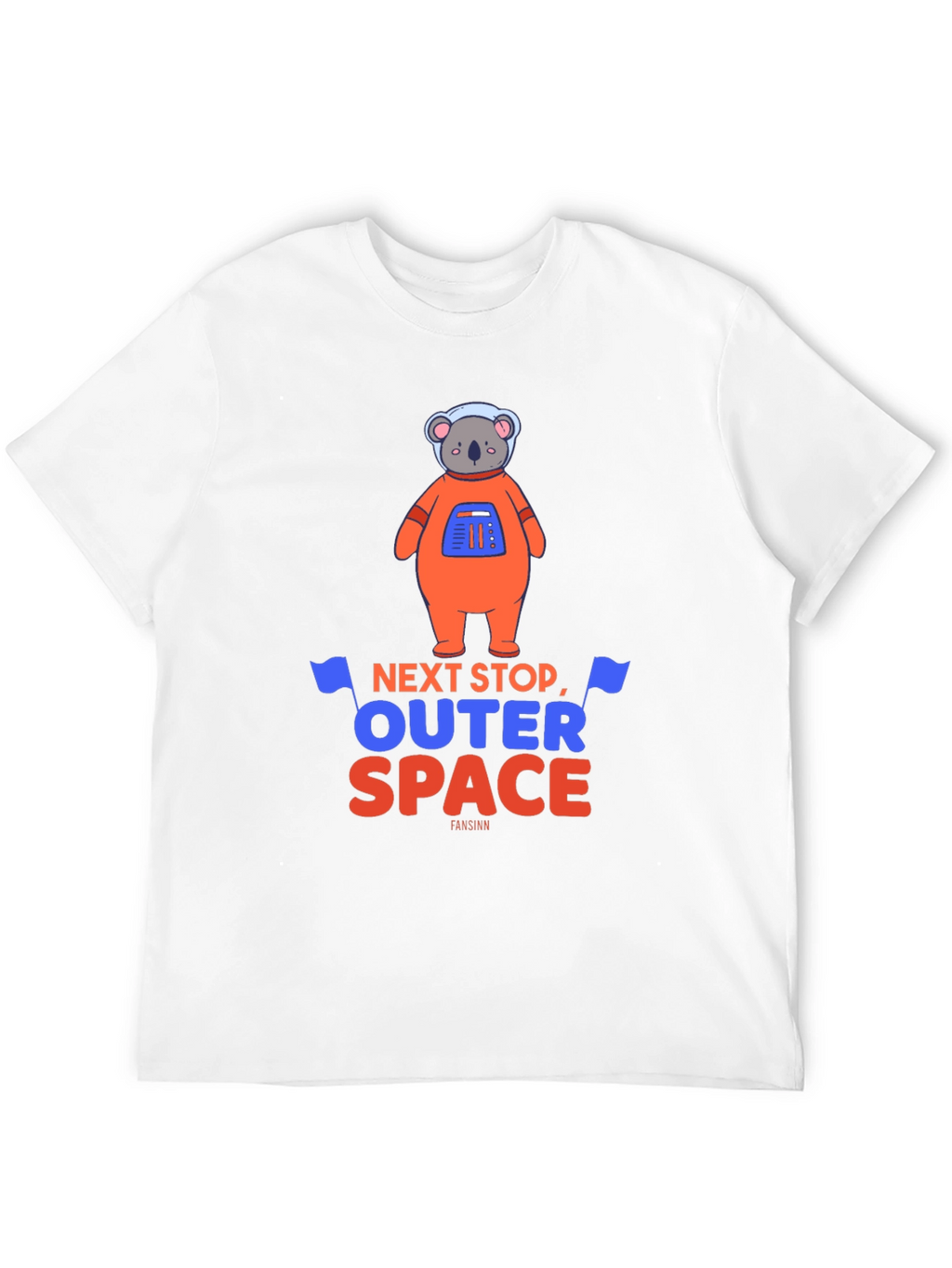 Koala Astronaut Graphic Tee - Outer Space Adventure Shirt