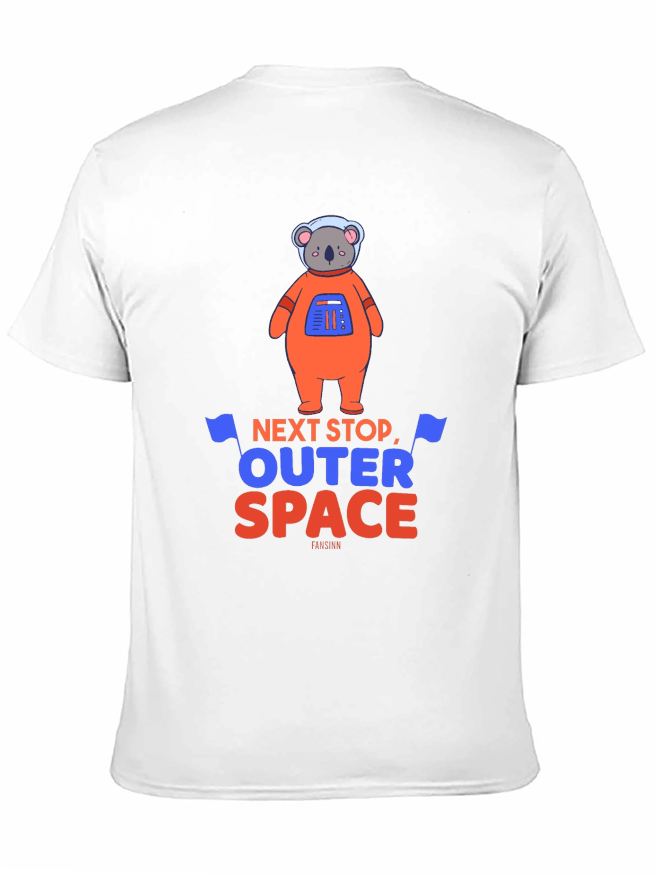 Koala Astronaut Graphic Tee - Outer Space Adventure Shirt