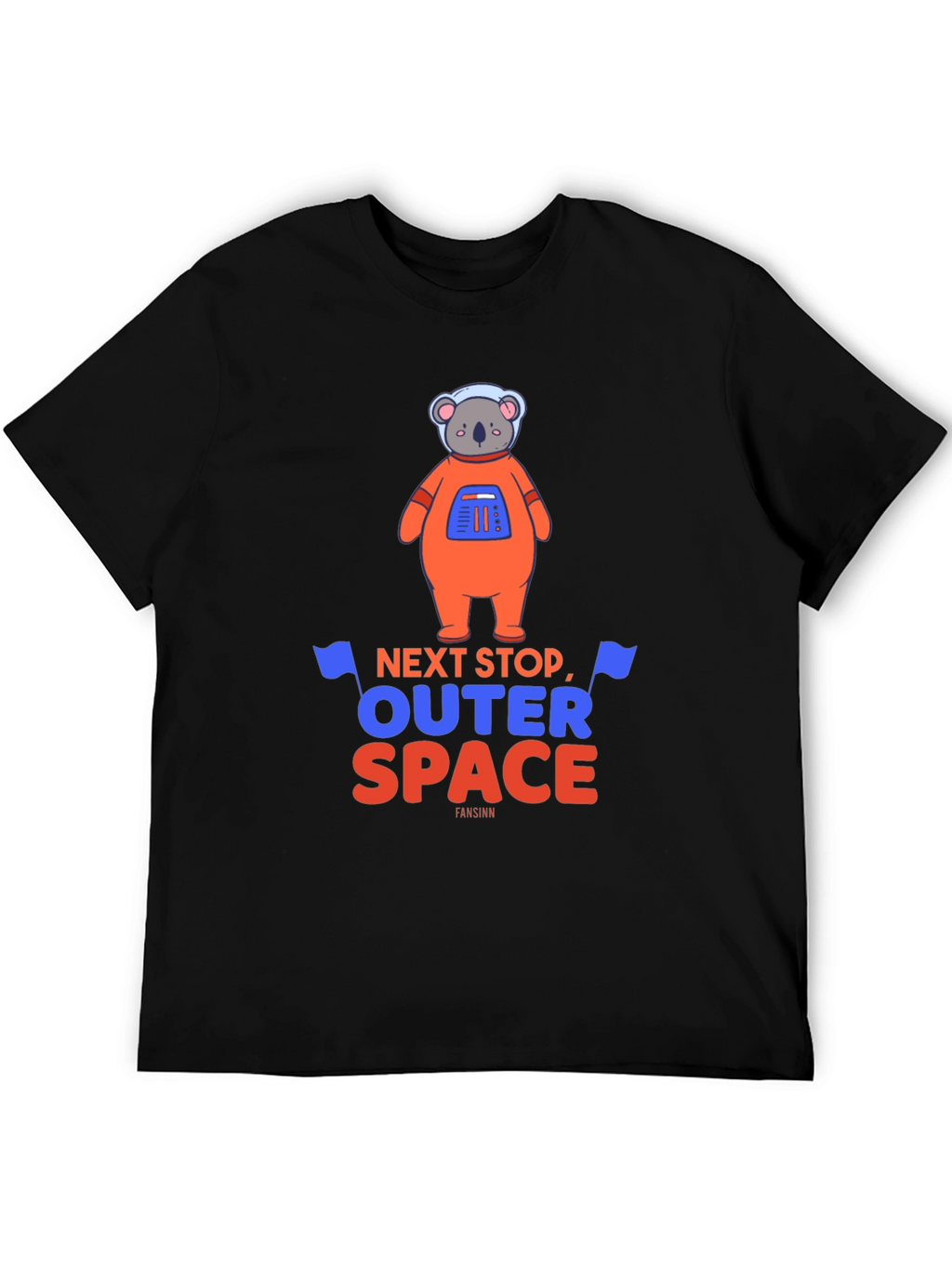 Koala Astronaut Graphic Tee - Outer Space Adventure Shirt