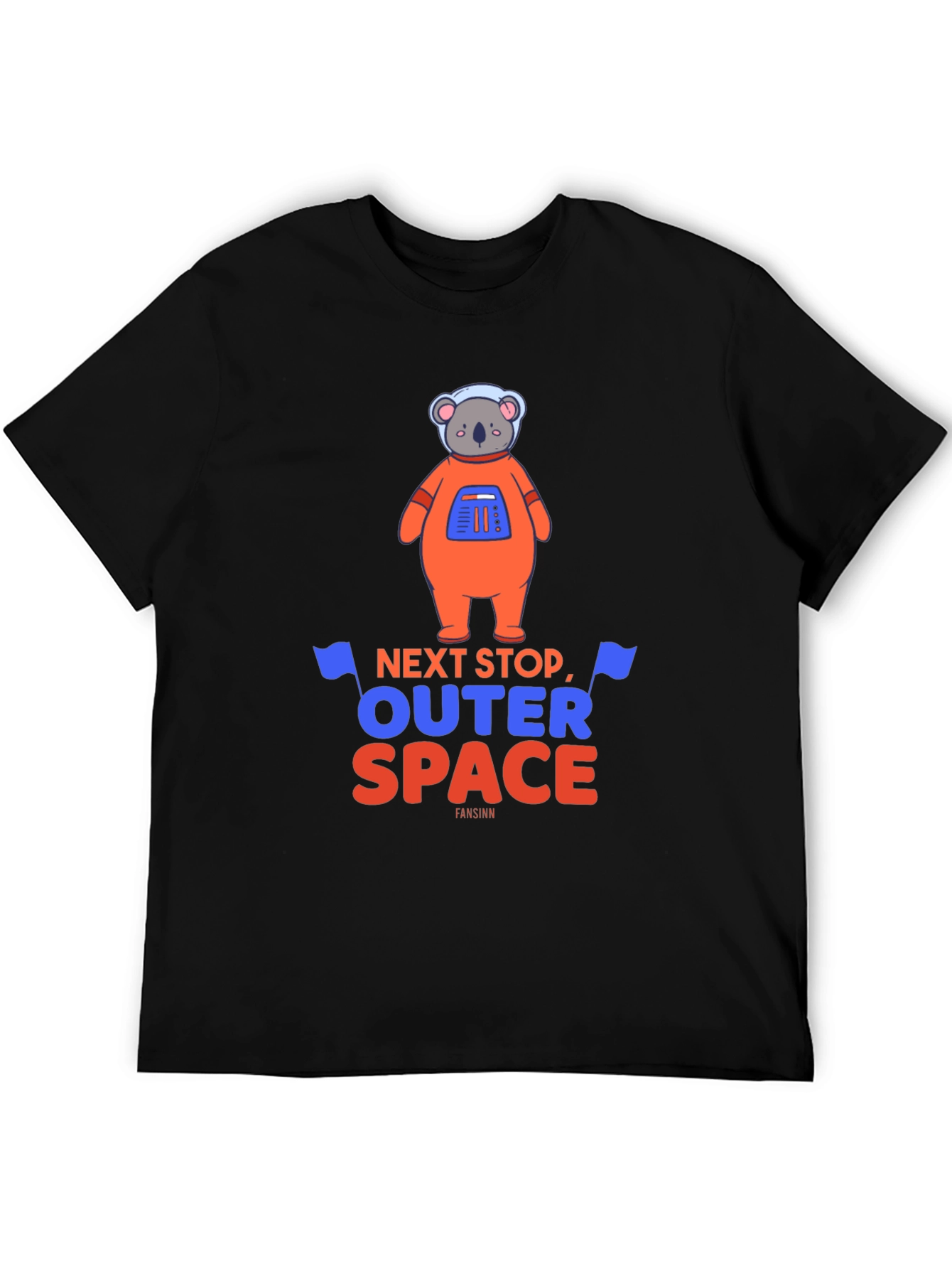 Koala Astronaut Graphic Tee - Outer Space Adventure Shirt