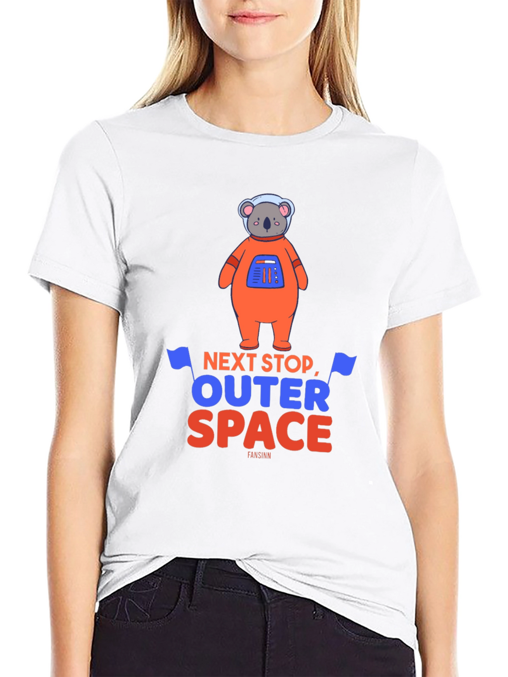 Koala Astronaut Graphic Tee - Outer Space Adventure Shirt