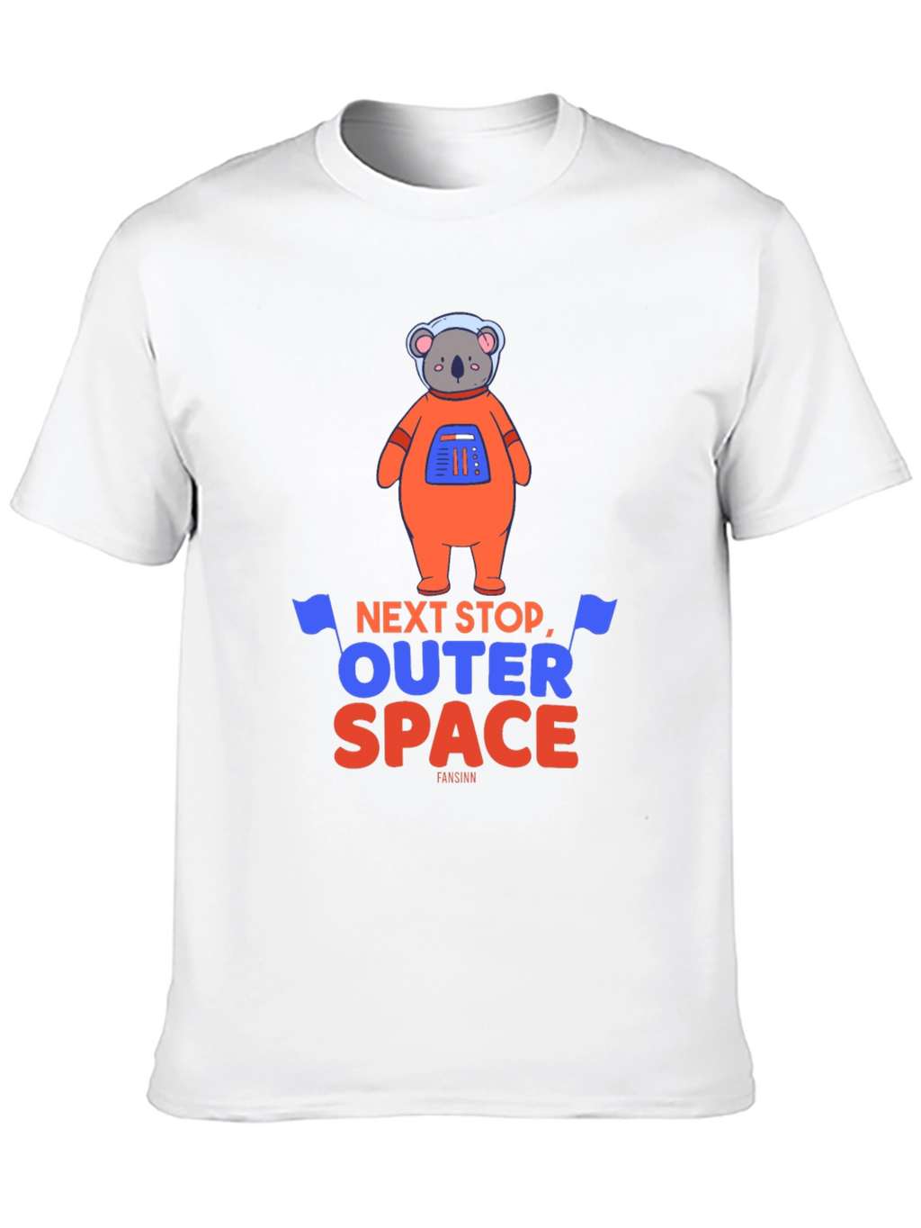 Koala Astronaut Graphic Tee - Outer Space Adventure Shirt