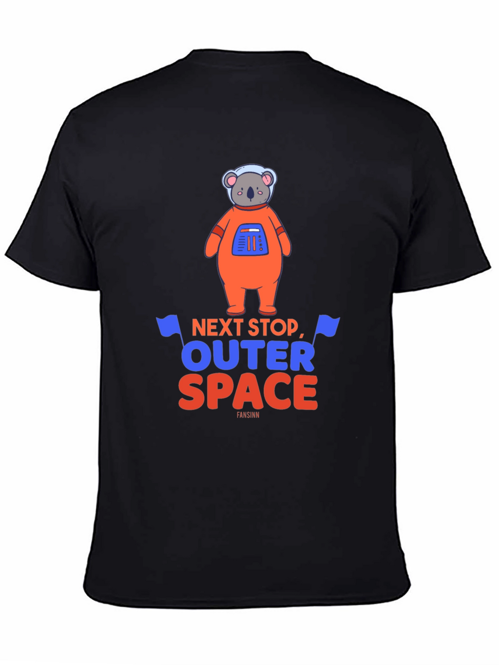 Koala Astronaut Graphic Tee - Outer Space Adventure Shirt