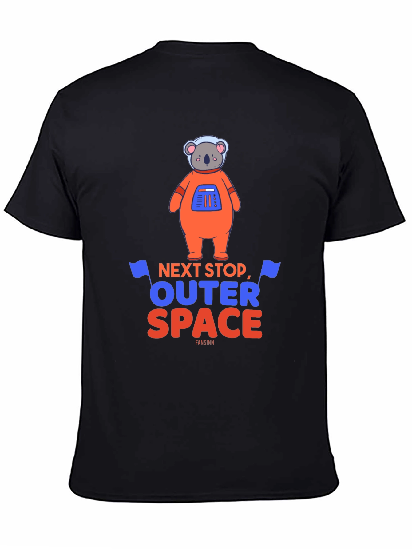 Koala Astronaut Graphic Tee - Outer Space Adventure Shirt