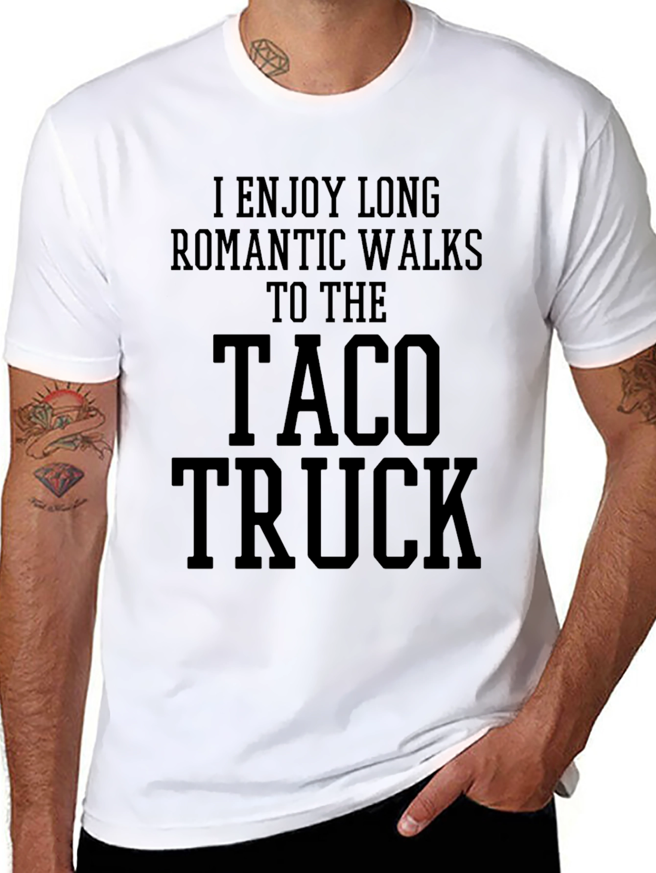 Taco Truck Romantic Walks Graphic Tee