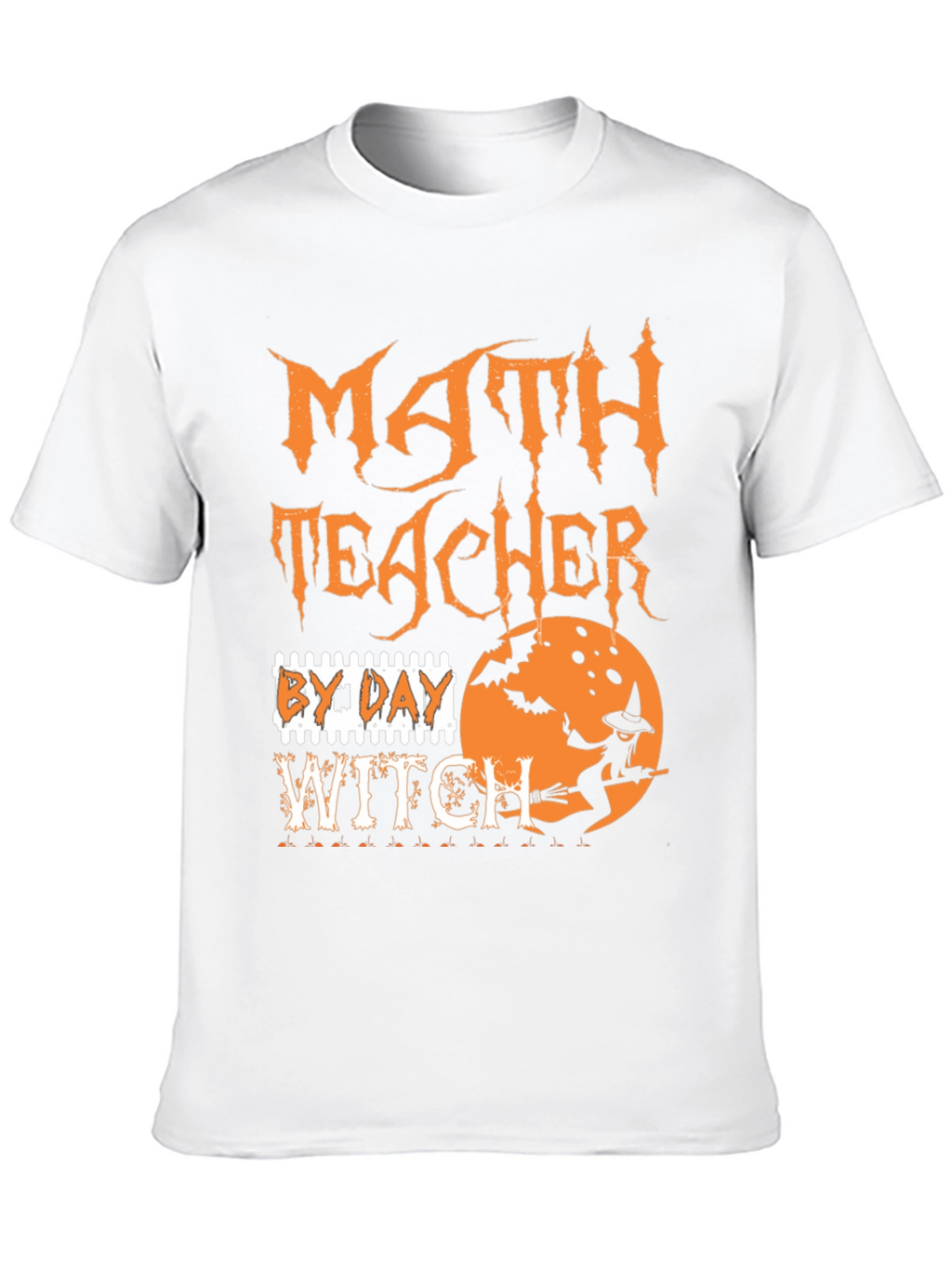 Math Teacher Witch Halloween T-Shirt