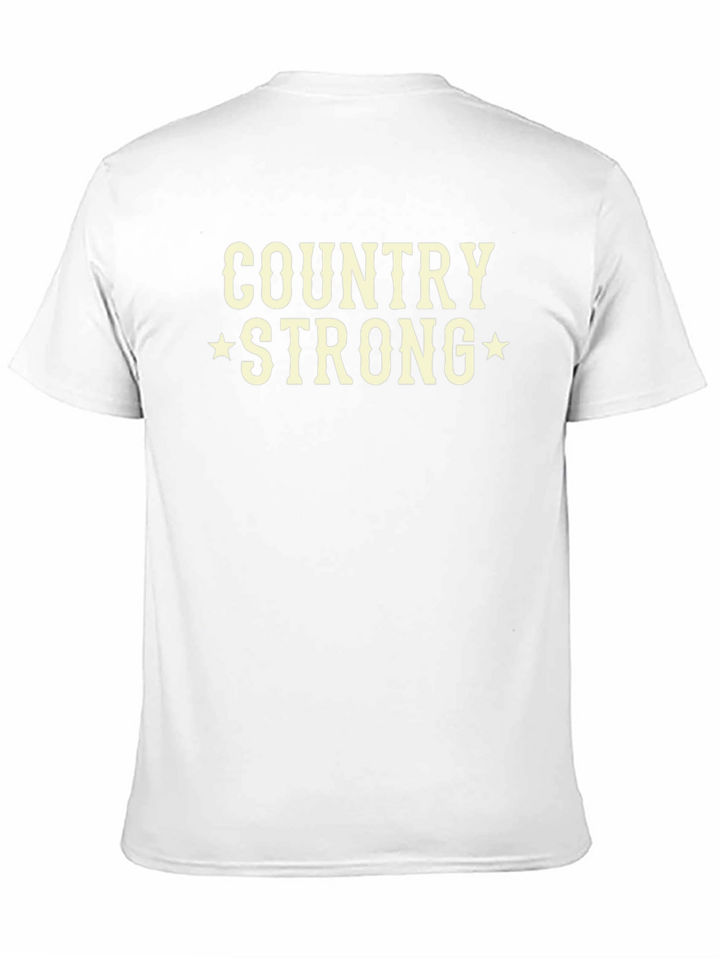 Country Strong Graphic Tee - Black Cotton T-Shirt