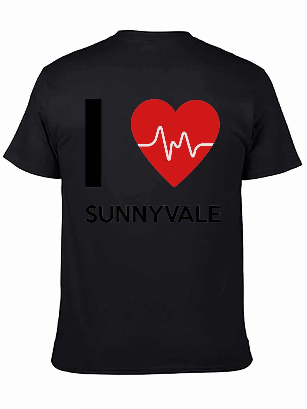 I Heart Sunnyvale Graphic T-Shirt - Trendy Casual Tee