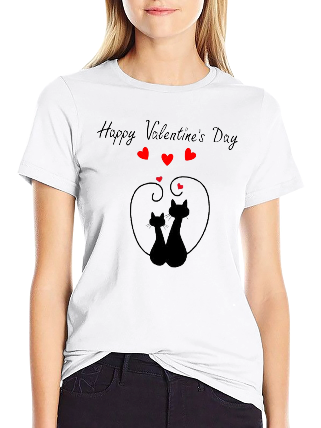 Valentines Day Cats T-Shirt
