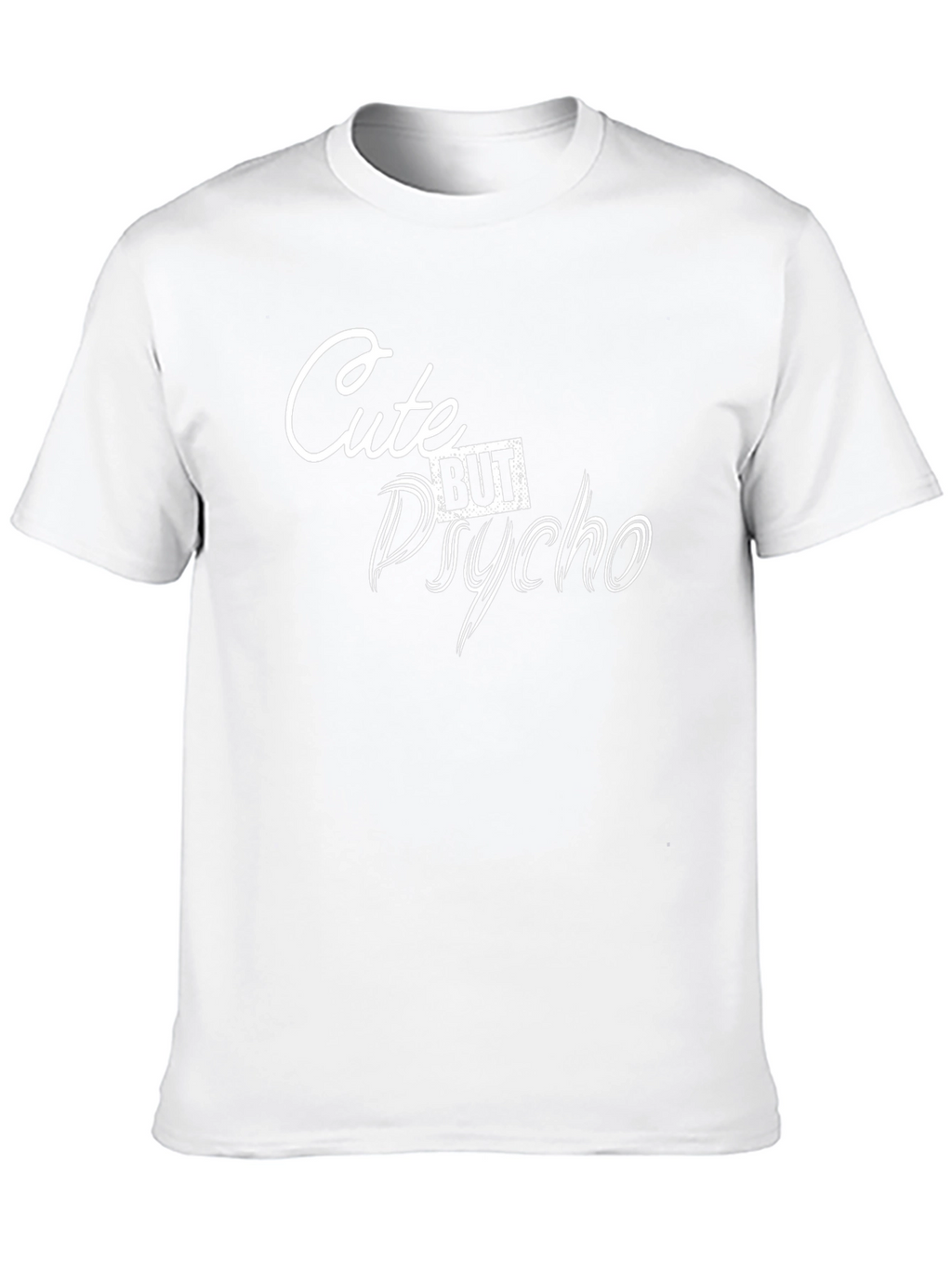 Cute But Psycho Graphic Tee - Black Unisex T-Shirt