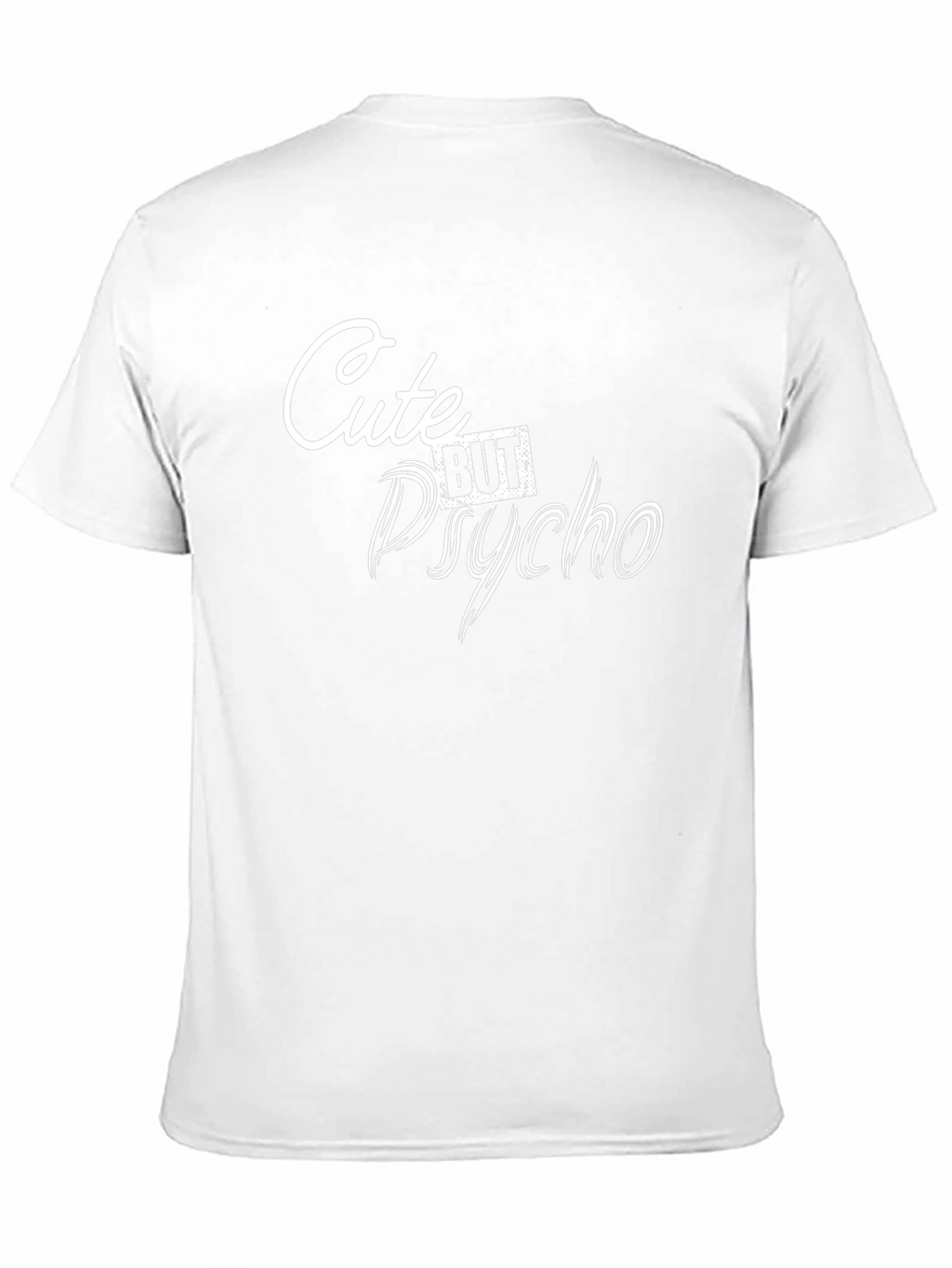 Cute But Psycho Graphic Tee - Black Unisex T-Shirt