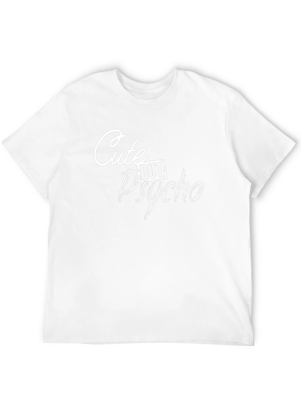 Cute But Psycho Graphic Tee - Black Unisex T-Shirt