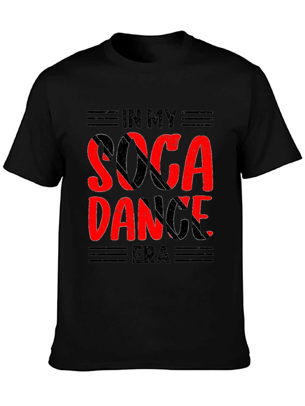 In My Soca Dance Era Black T-Shirt