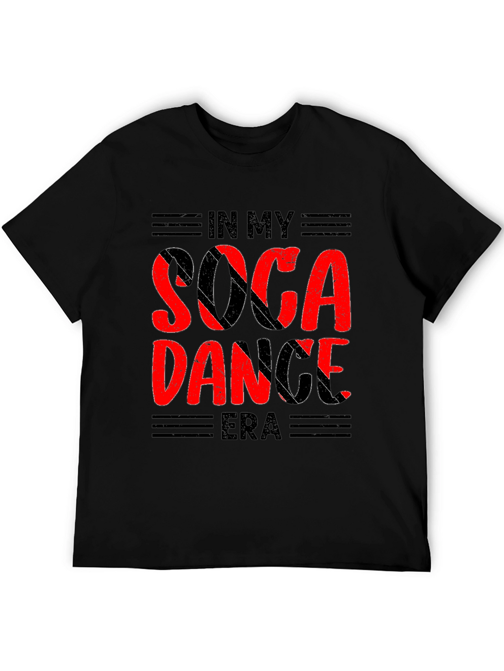 In My Soca Dance Era Black T-Shirt