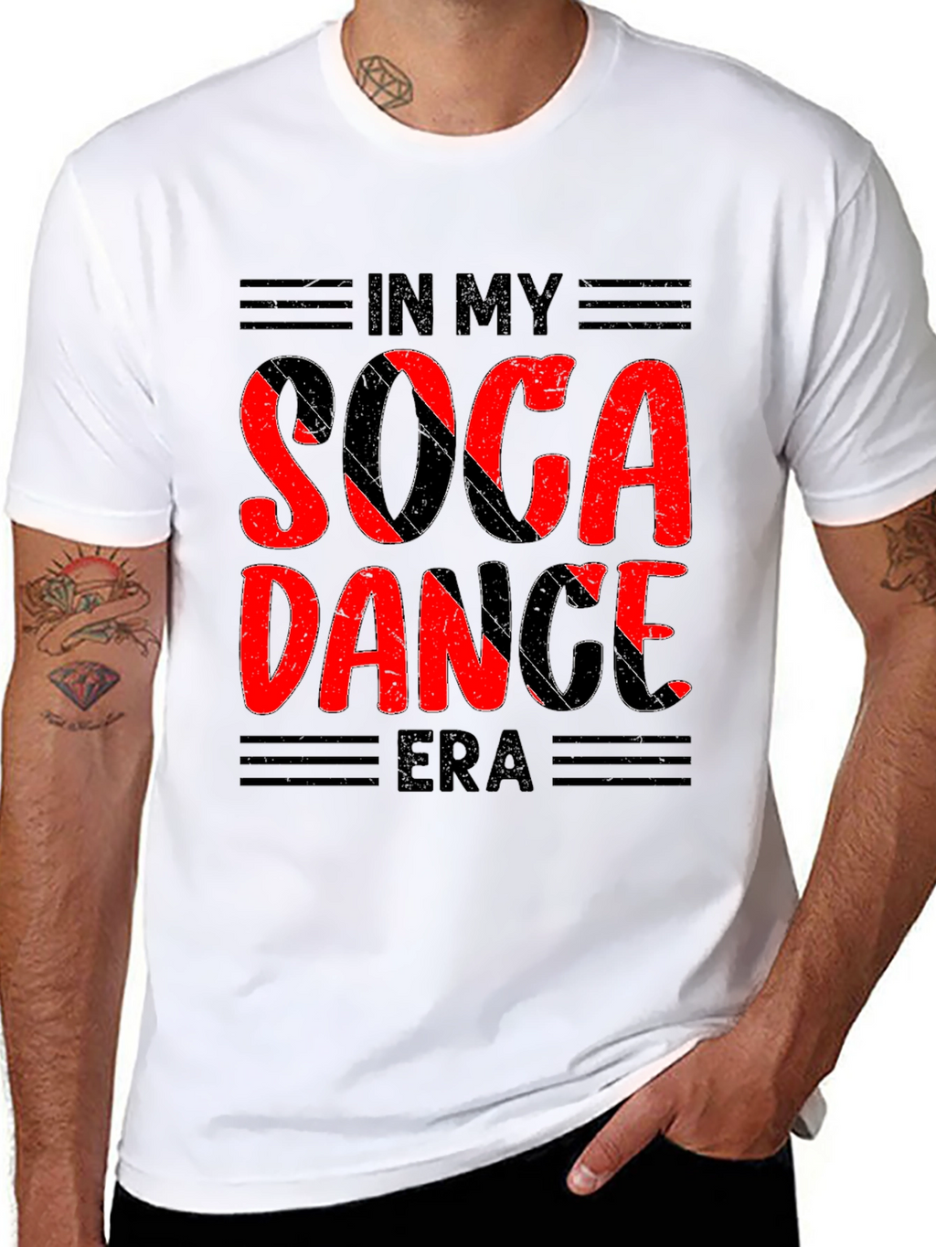 In My Soca Dance Era Black T-Shirt