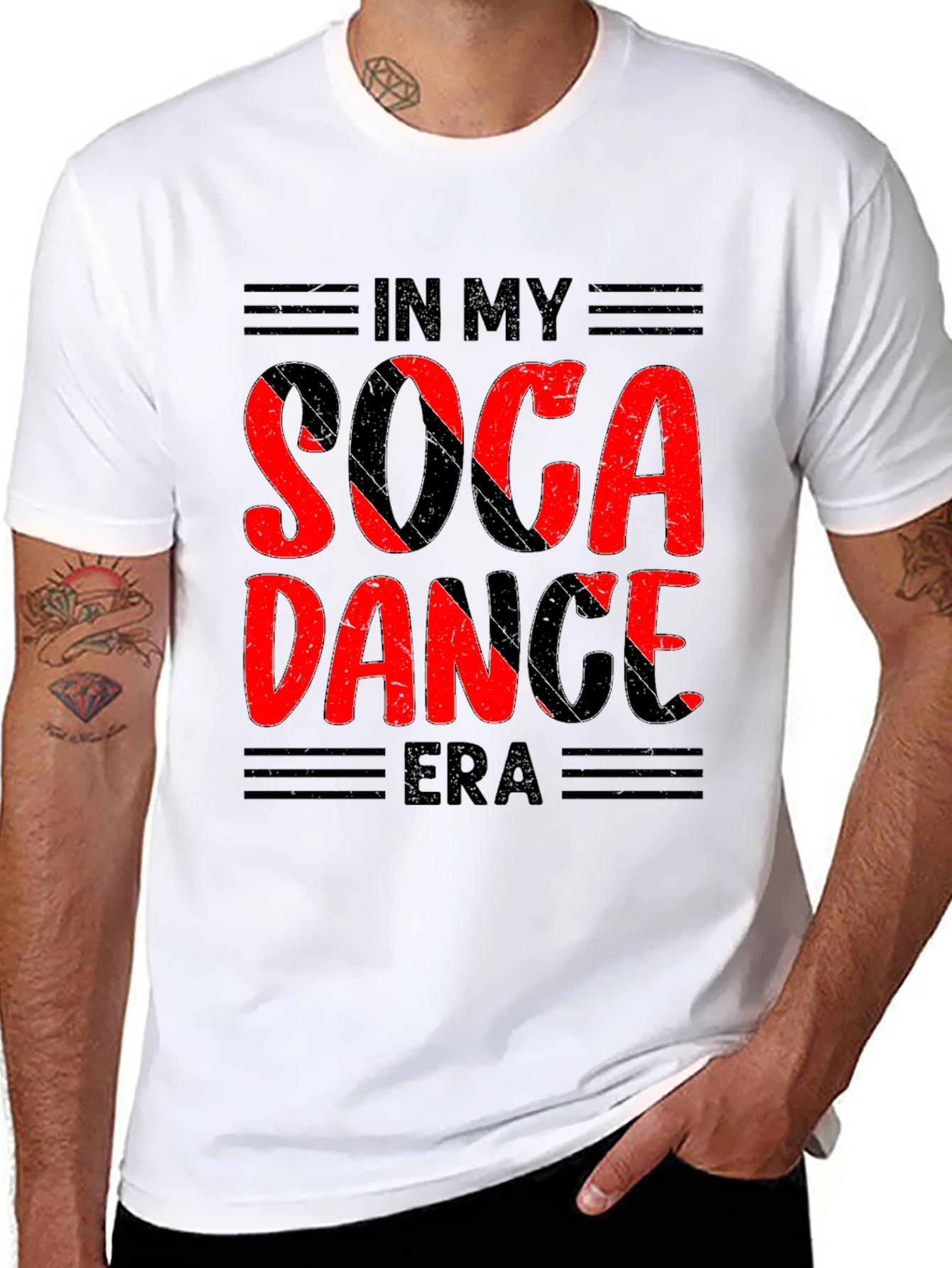 In My Soca Dance Era Black T-Shirt