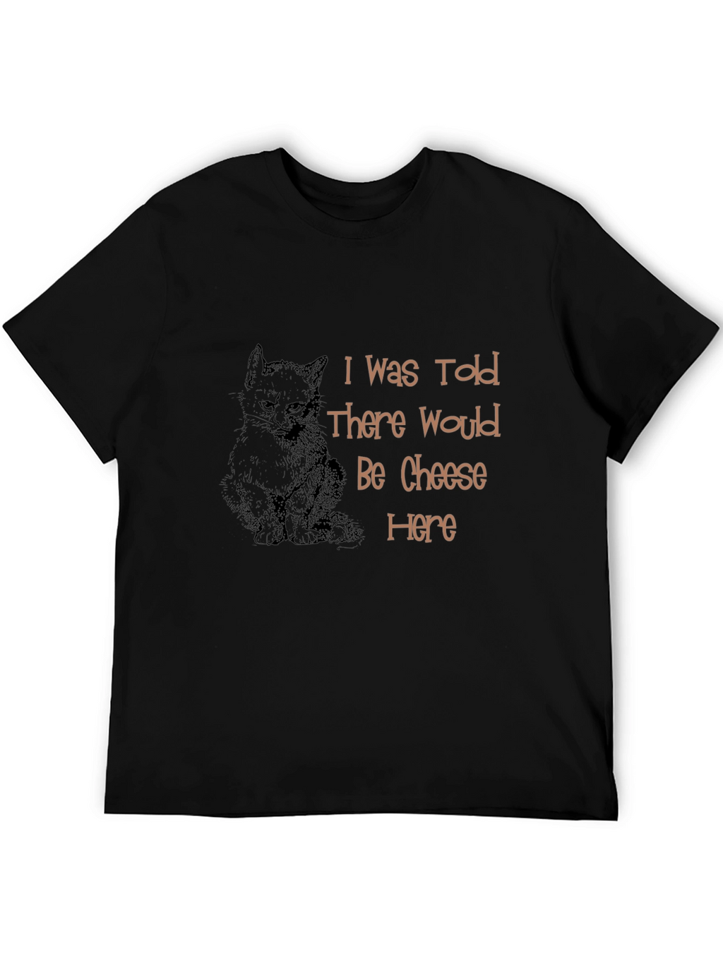 Cat & Cheese T-Shirt - Humorous Graphic Tee