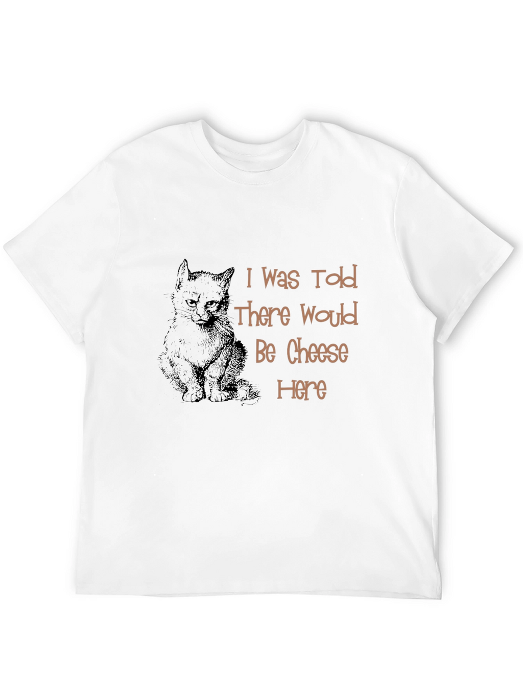Cat & Cheese T-Shirt - Humorous Graphic Tee
