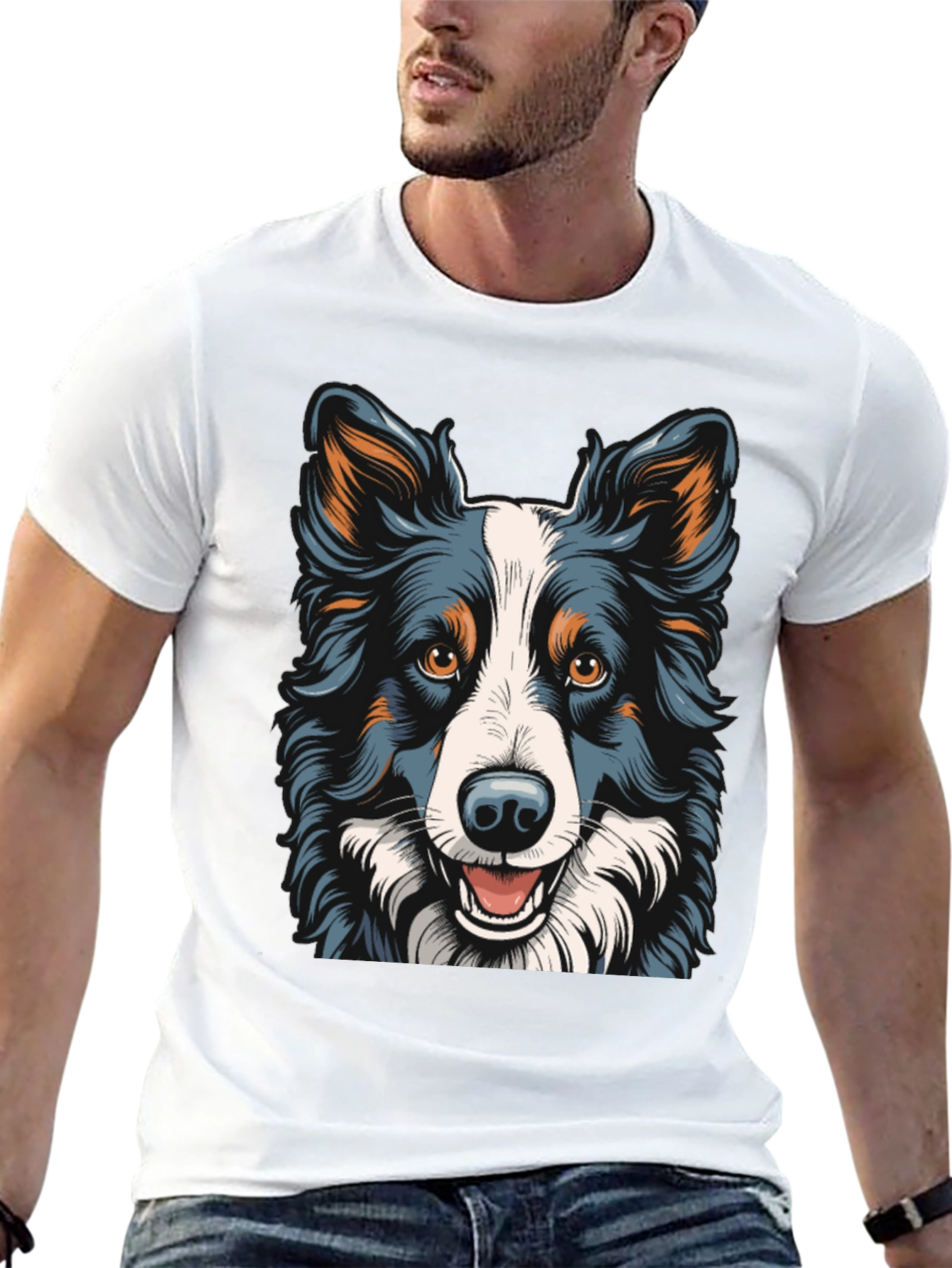 Dog Breed Graphic Tee - Black T-Shirt