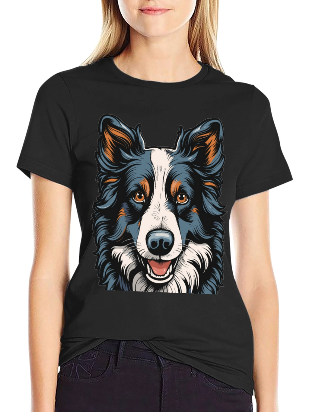 Dog Breed Graphic Tee - Black T-Shirt