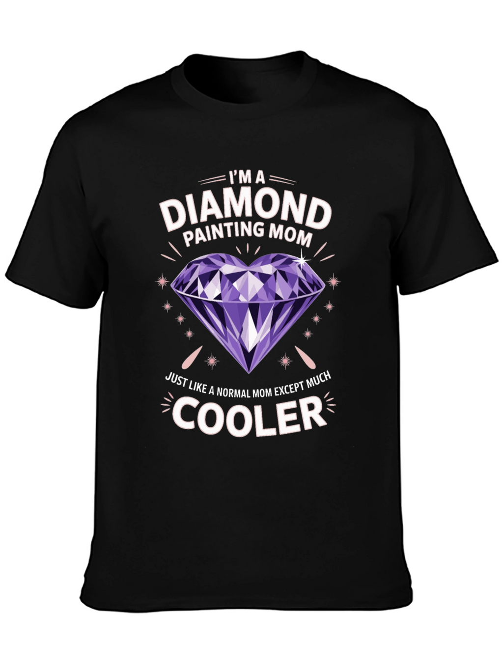 Diamond Painting Mom T-Shirt - Cool Mom Graphic Tee