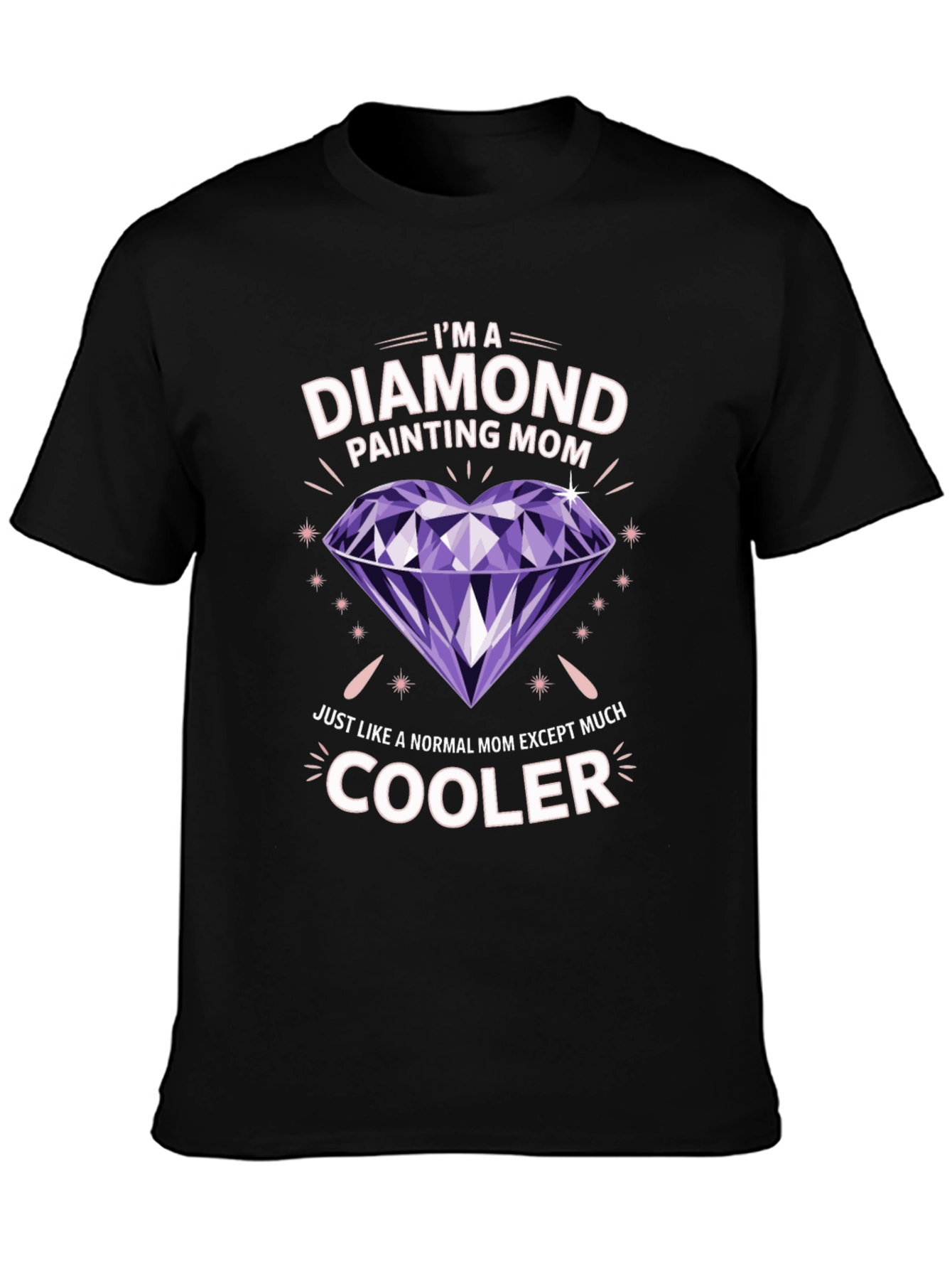 Diamond Painting Mom T-Shirt - Cool Mom Graphic Tee