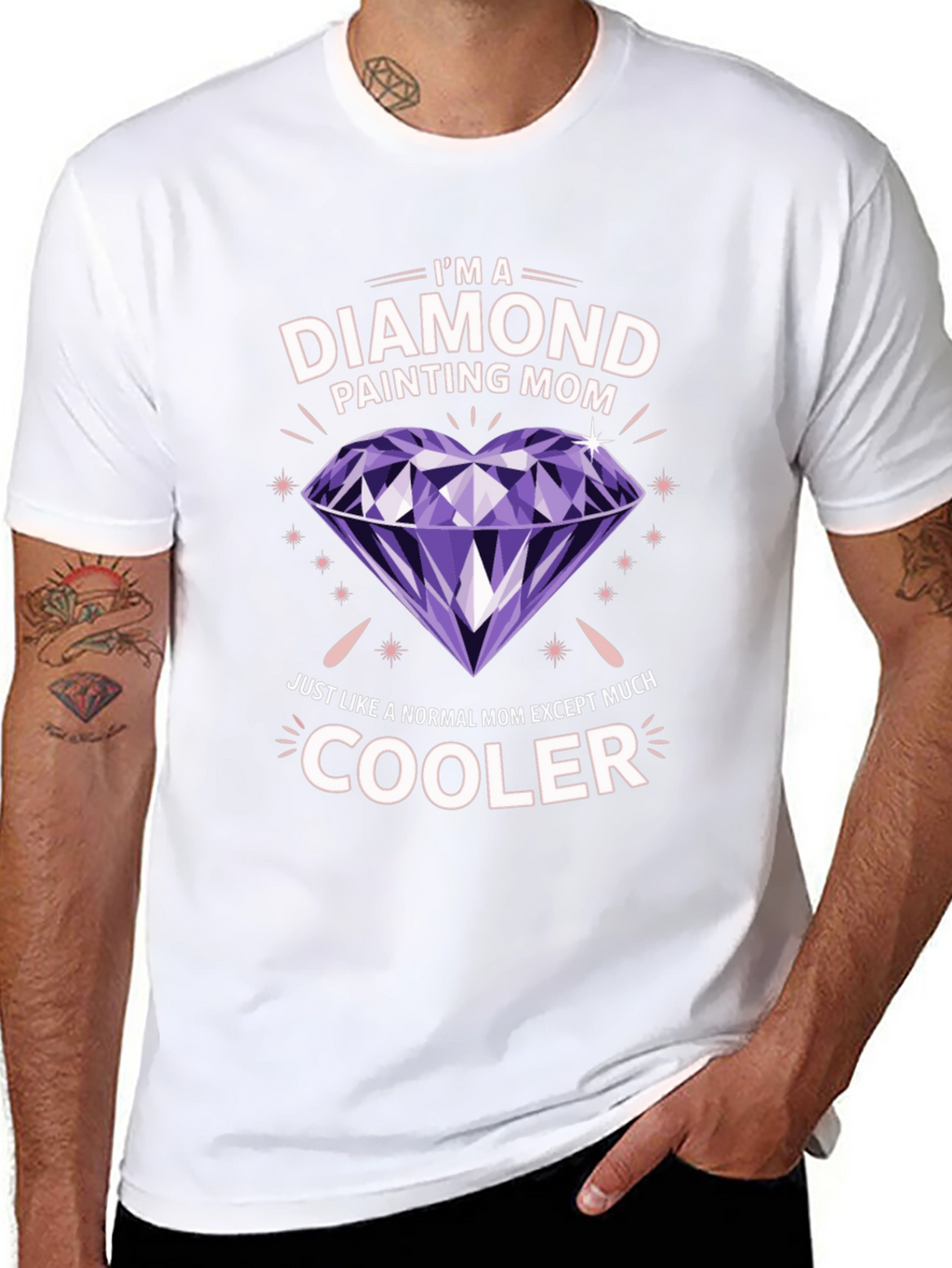 Diamond Painting Mom T-Shirt - Cool Mom Graphic Tee