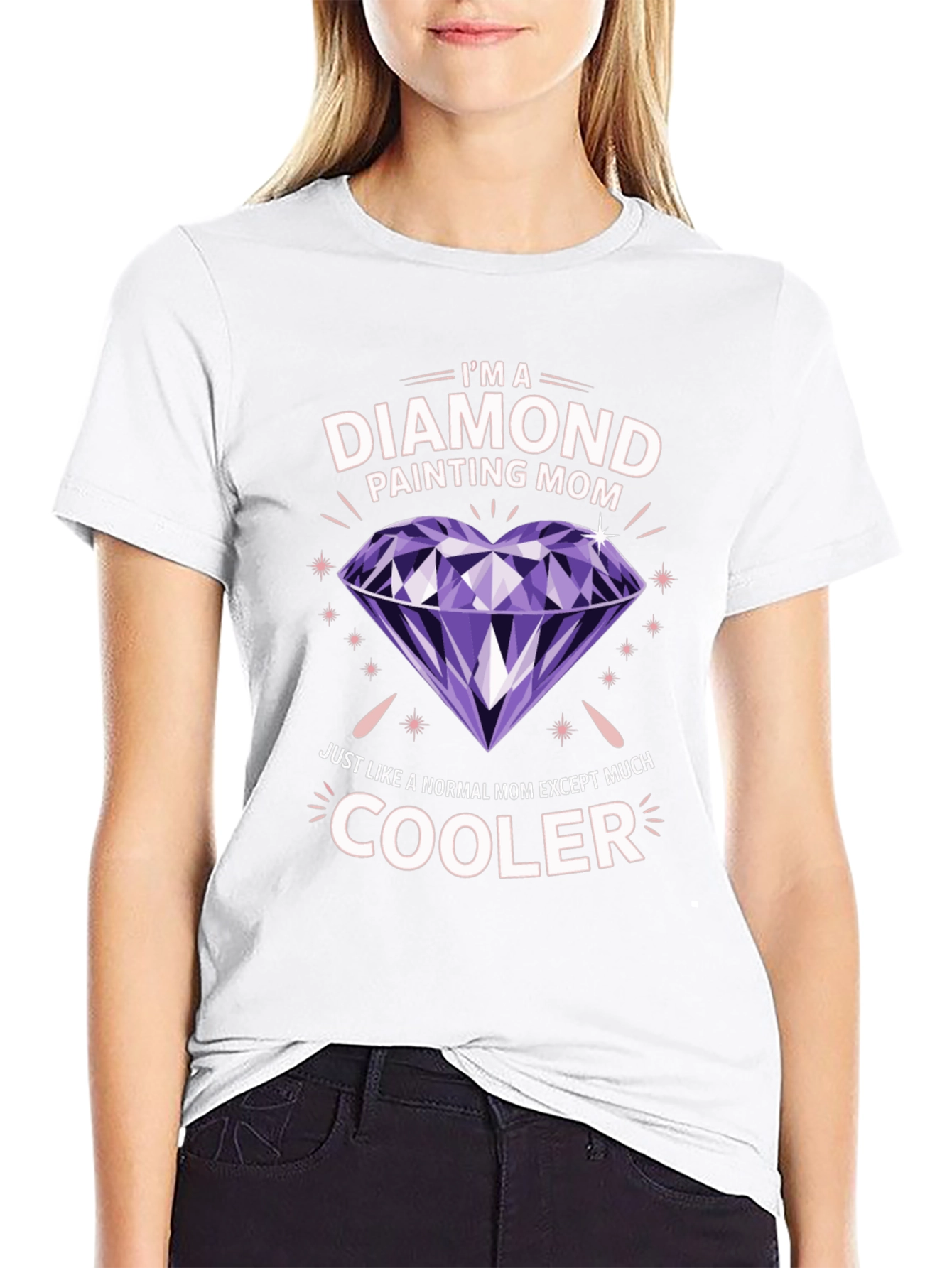 Diamond Painting Mom T-Shirt - Cool Mom Graphic Tee