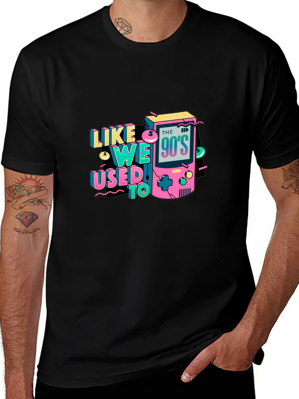 90s Game Console Graphic T-Shirt