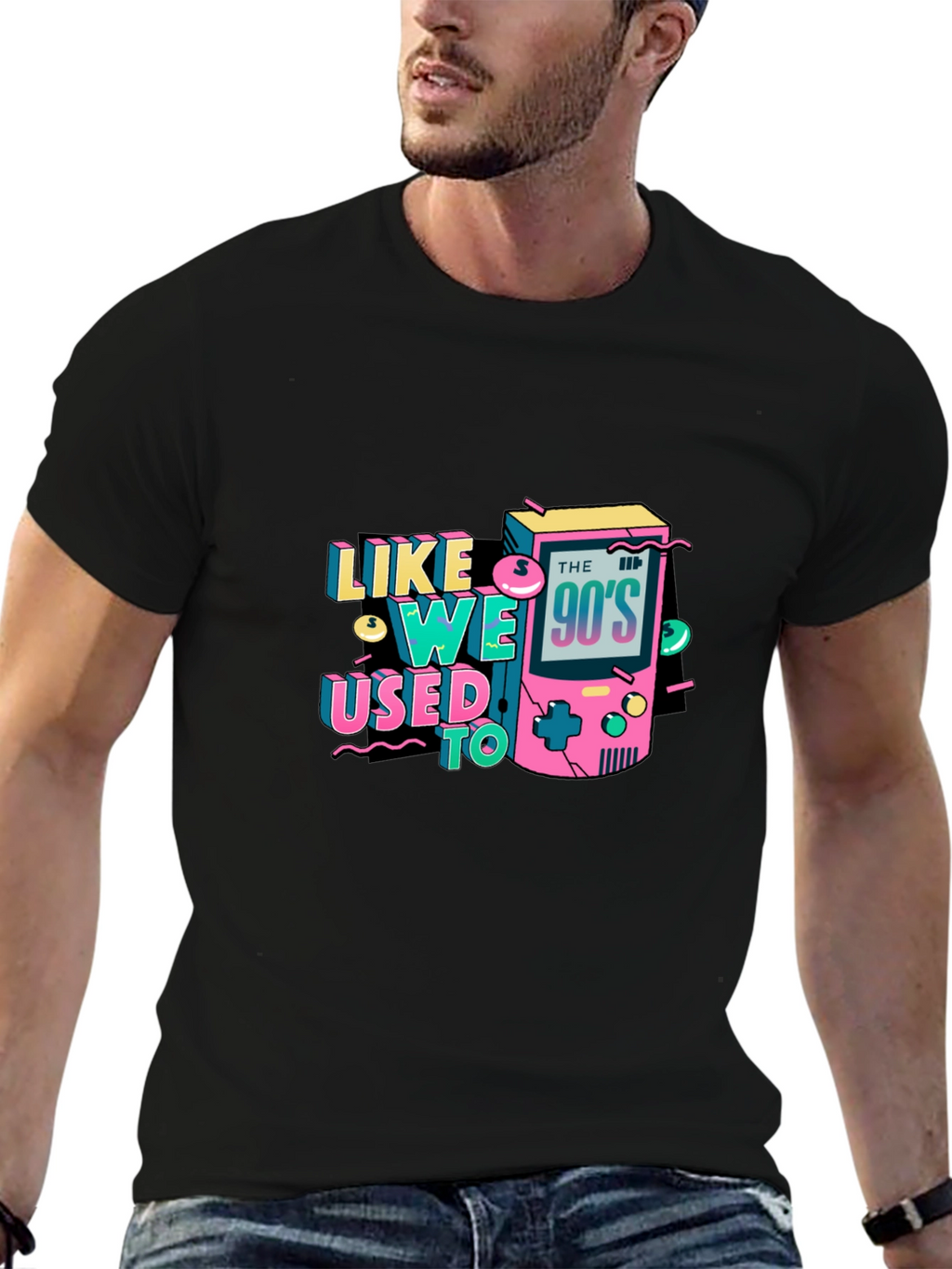 90s Game Console Graphic T-Shirt