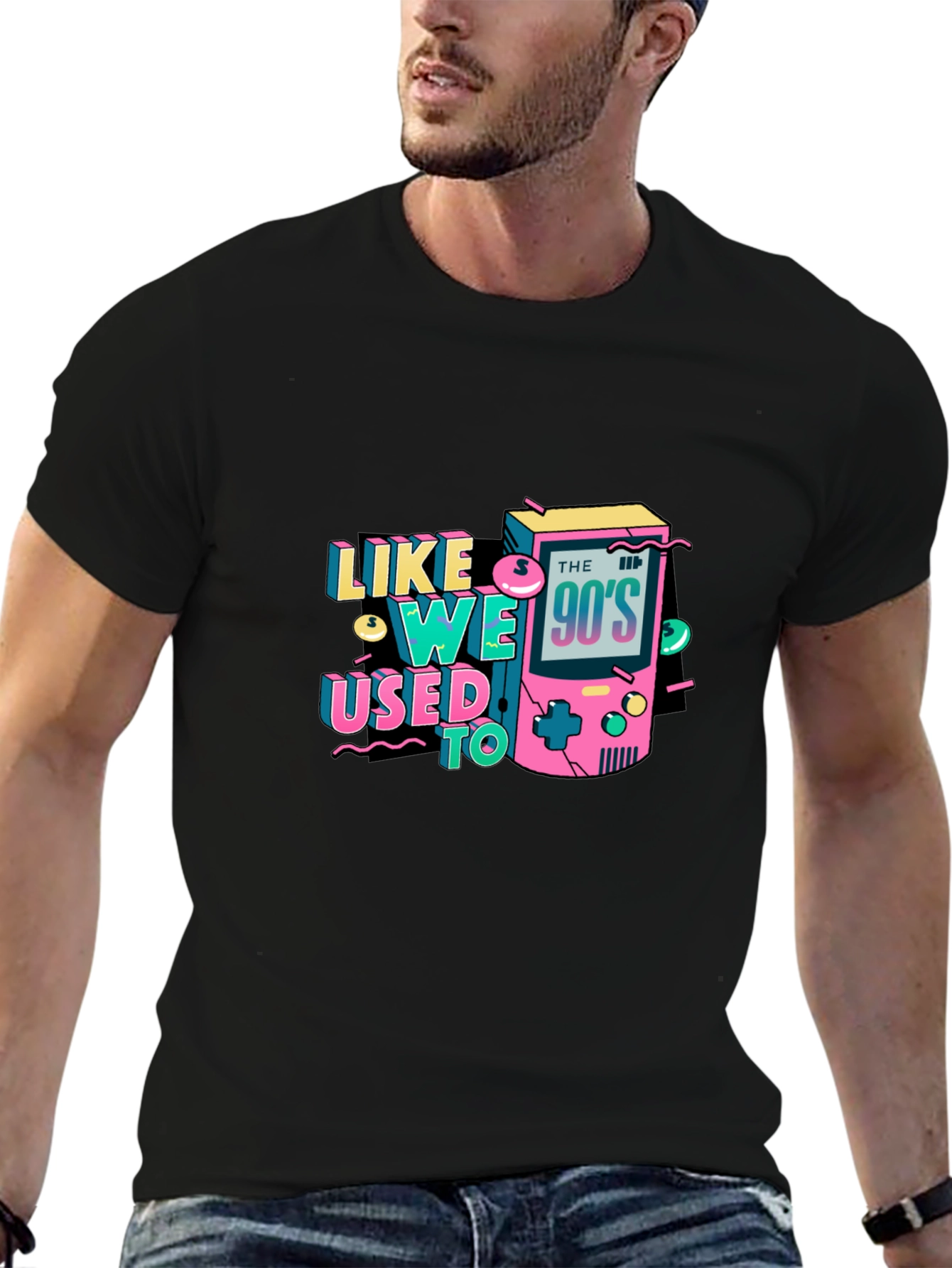90s Game Console Graphic T-Shirt