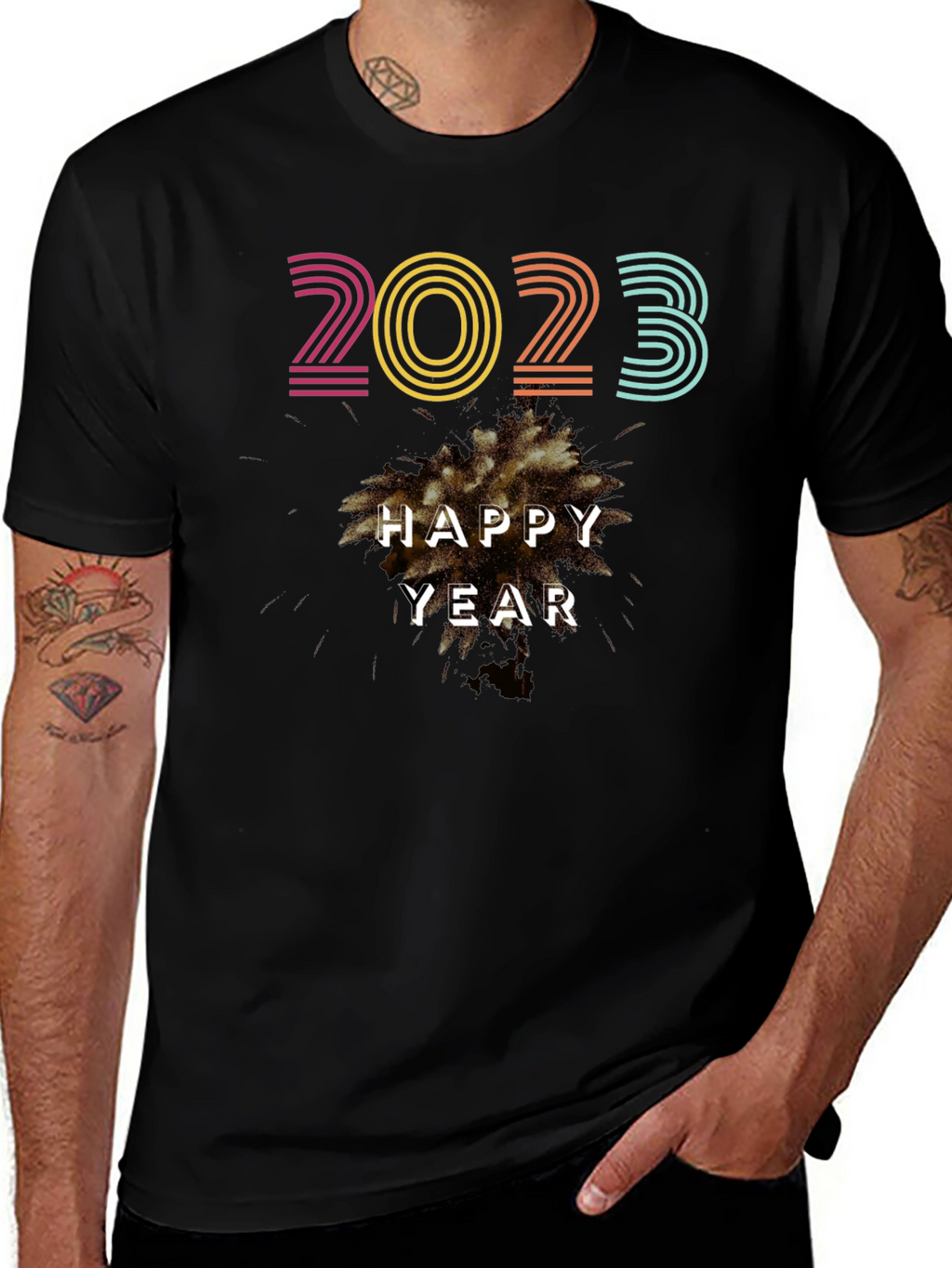 Happy New Year 2023 Graphic T-Shirt