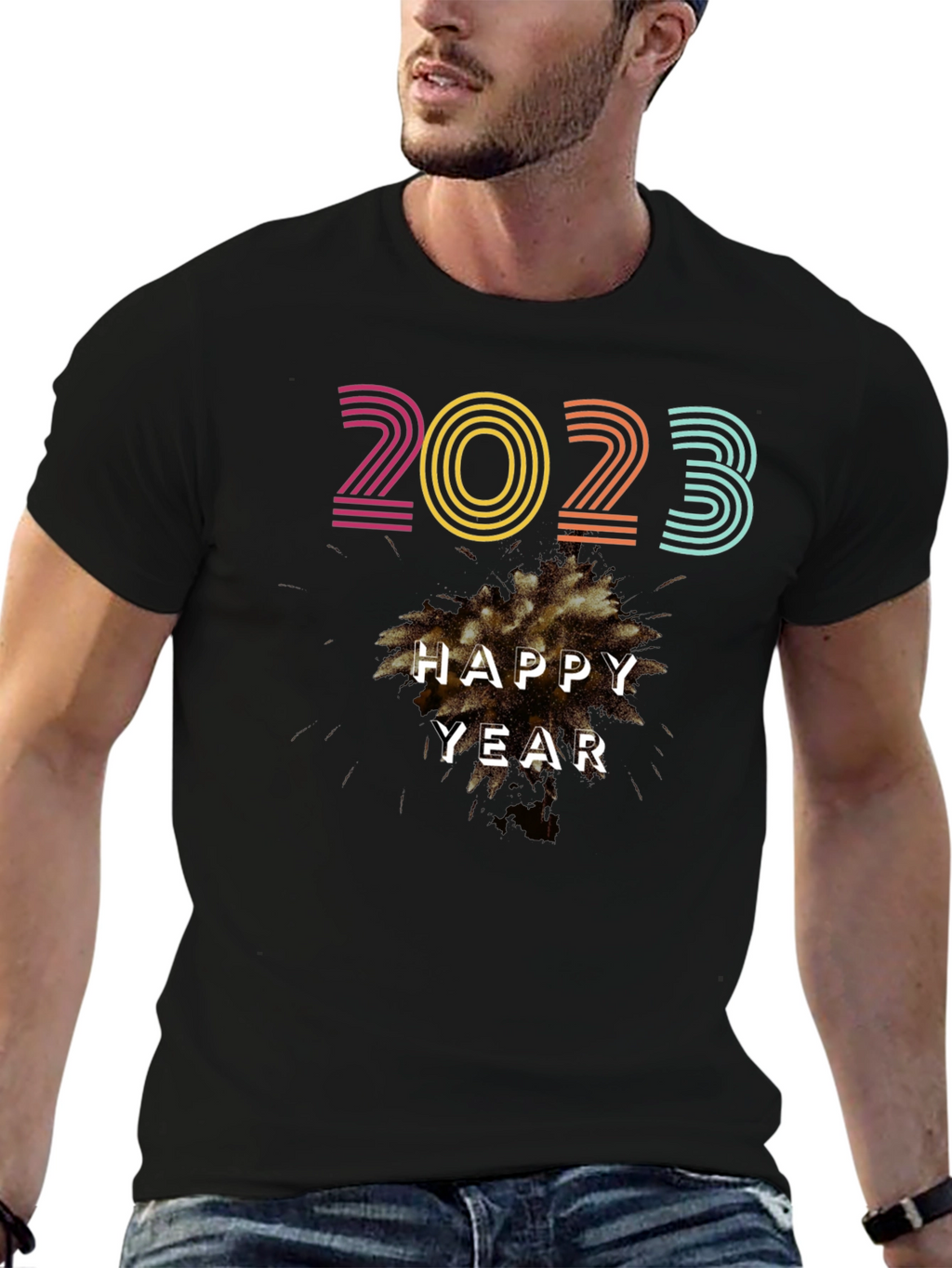 Happy New Year 2023 Graphic T-Shirt