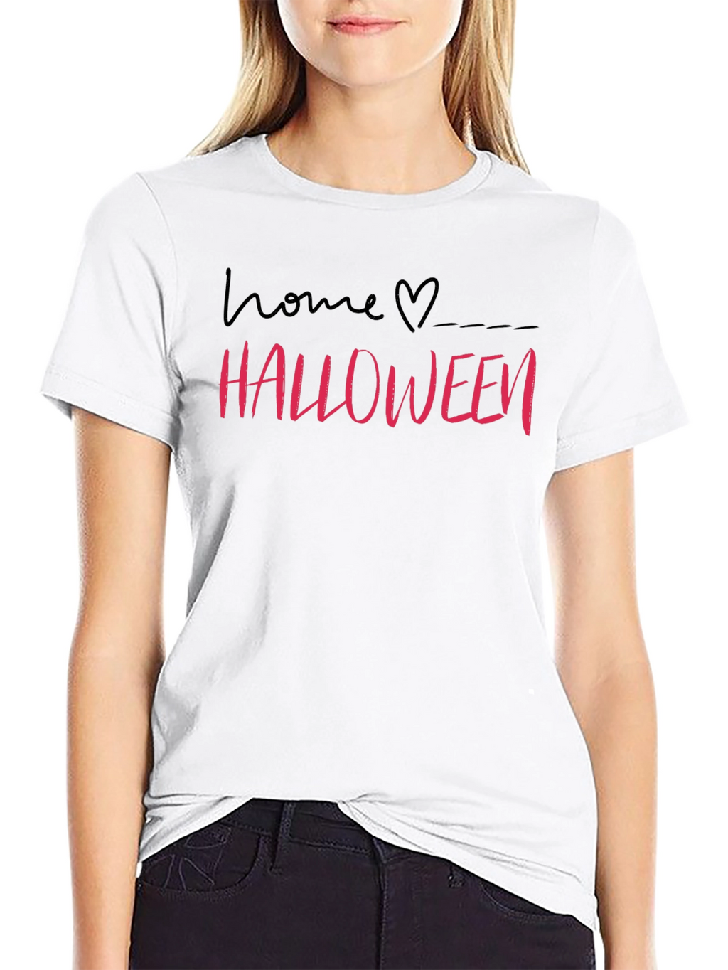 Home Halloween Graphic T-Shirt