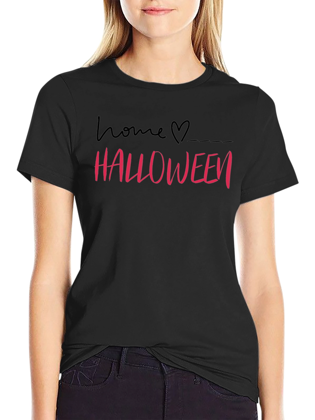 Home Halloween Graphic T-Shirt