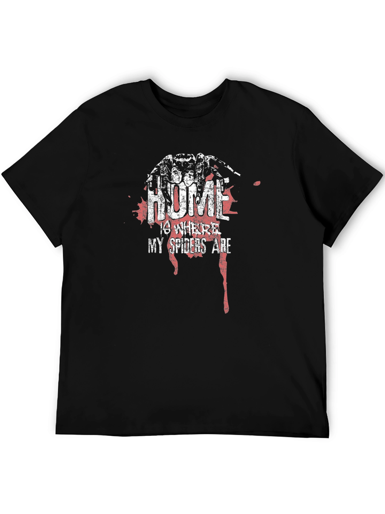 Spider Home T-Shirt - Creepy Tee