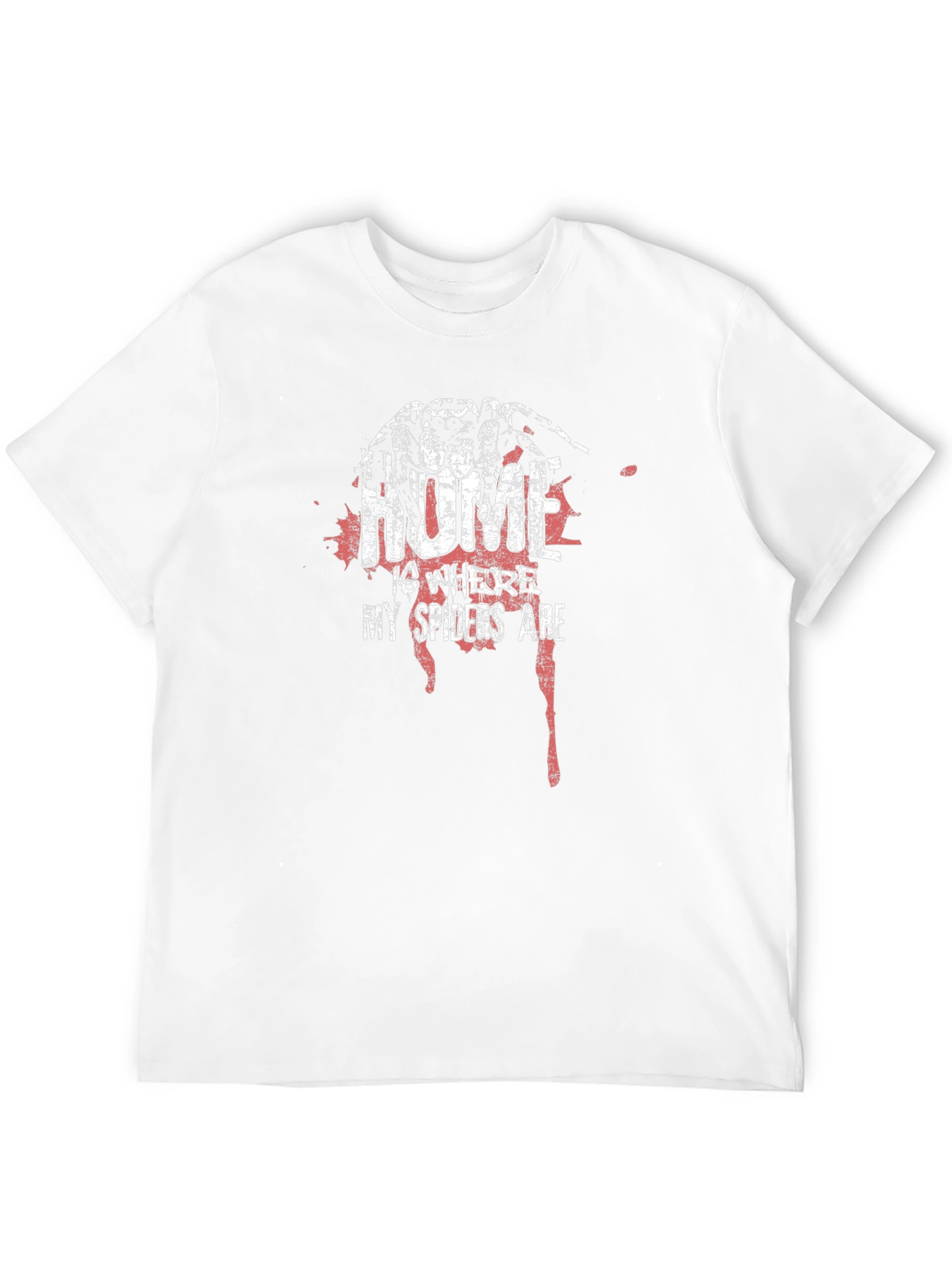 Spider Home T-Shirt - Creepy Tee