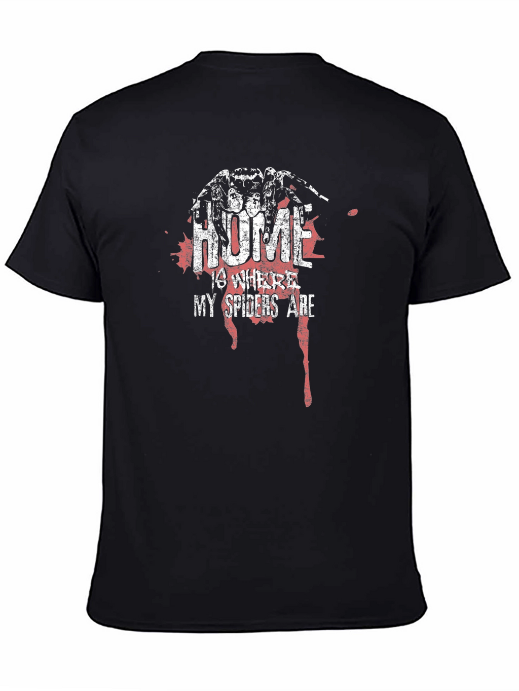 Spider Home T-Shirt - Creepy Tee
