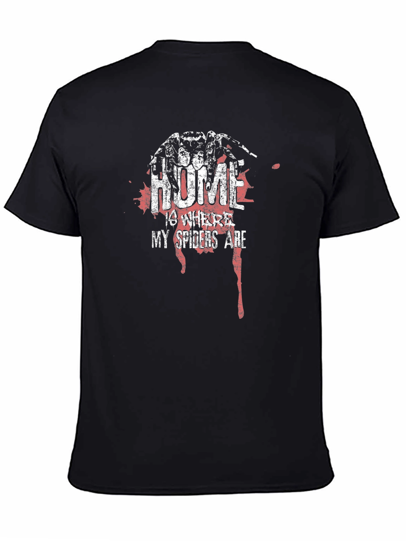 Spider Home T-Shirt - Creepy Tee