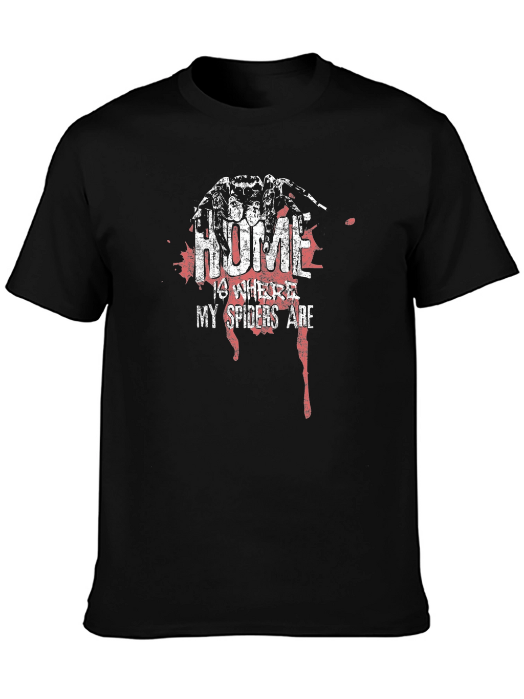 Spider Home T-Shirt - Creepy Tee