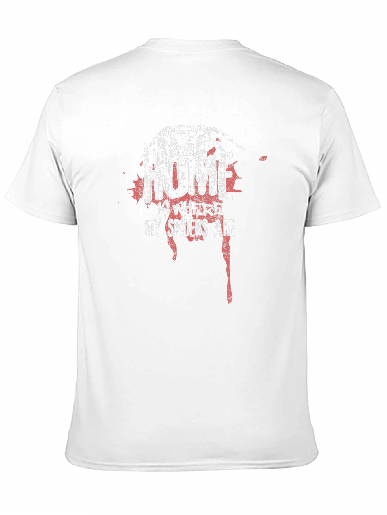 Spider Home T-Shirt - Creepy Tee