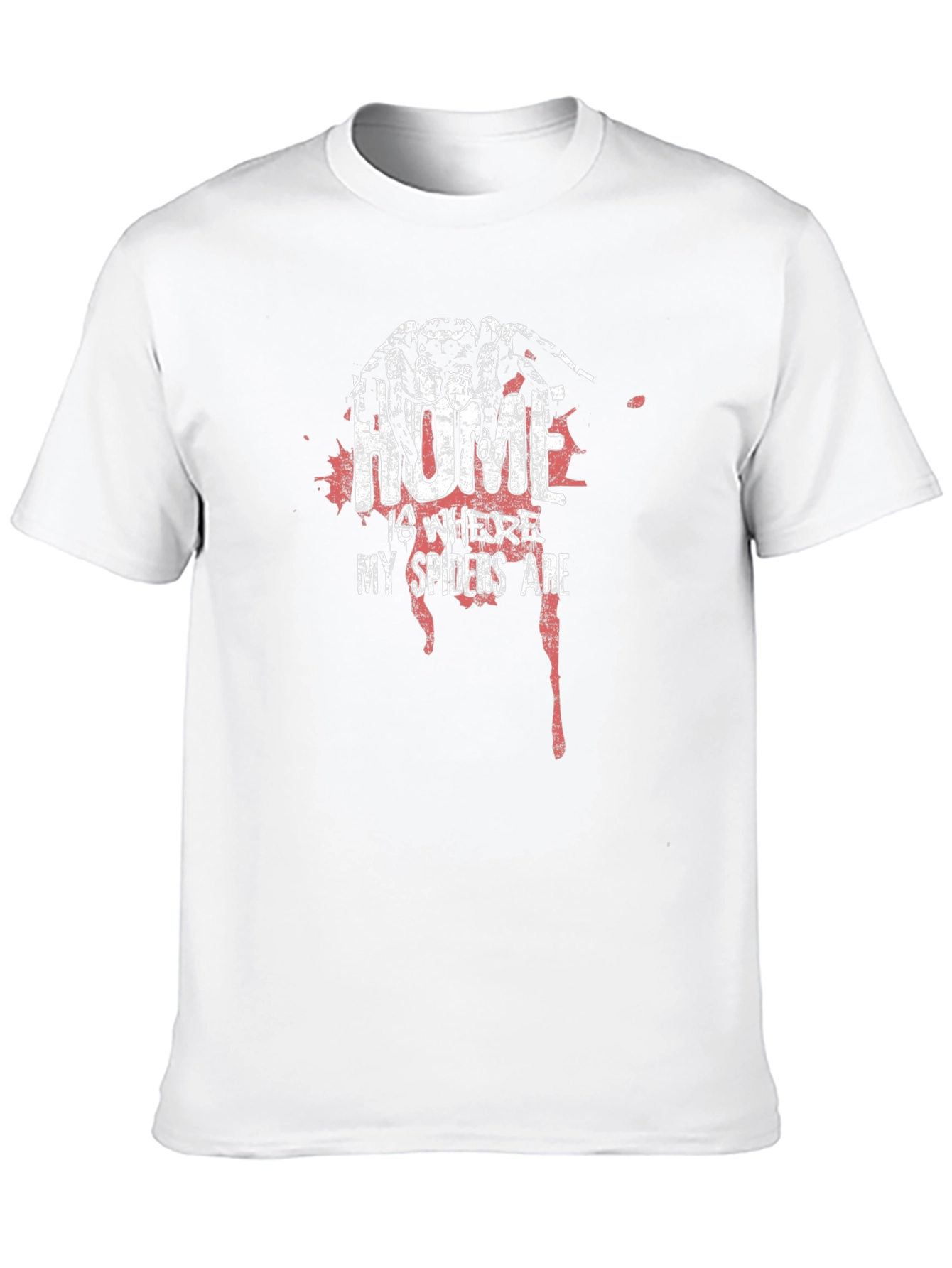 Spider Home T-Shirt - Creepy Tee