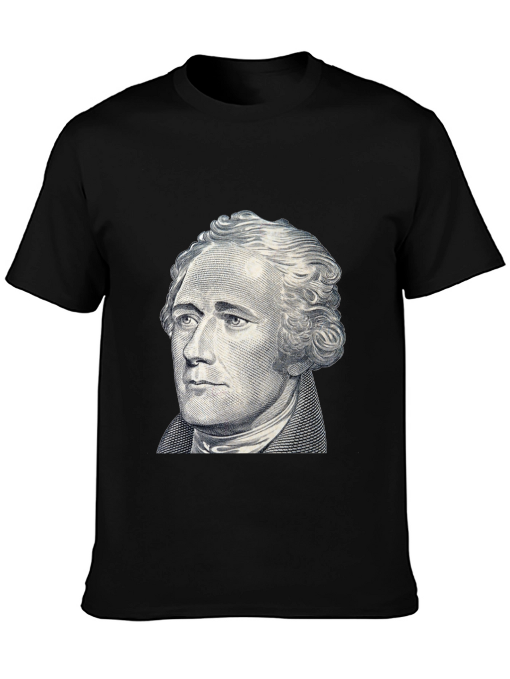 Hamilton Graphic Tee - Black Crew Neck T-Shirt