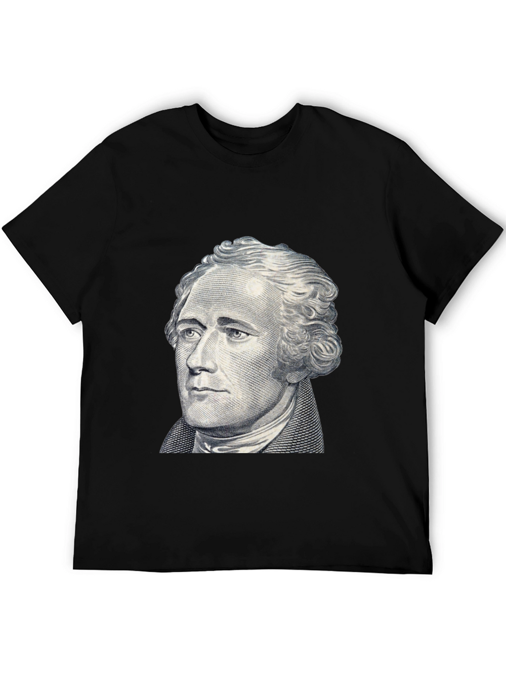 Hamilton Graphic Tee - Black Crew Neck T-Shirt